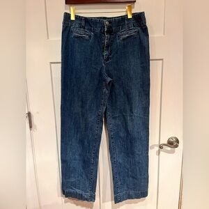 Vintage laura ashley wide leg jeans size 16